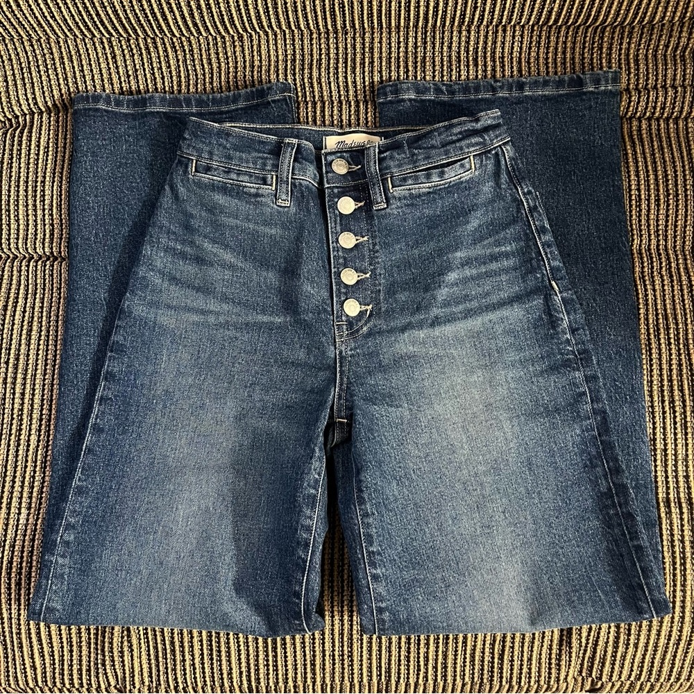 Madewell Perfect Vintage Wide Leg jeans, size 24